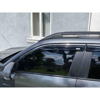 Okenné deflektory s chrómovou lištou (4 ks, Niken) Renault Duster 2024– fotografia 4