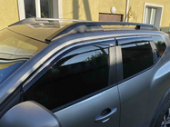 Dacia Duster 2024– Okenné deflektory s chrómovou lištou (4 ks, Niken) fotografia 1
