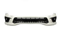 Toyota Land Cruiser 300 2021– Lip spojler predného nárazníka GXR Čierna farba fotografia 1