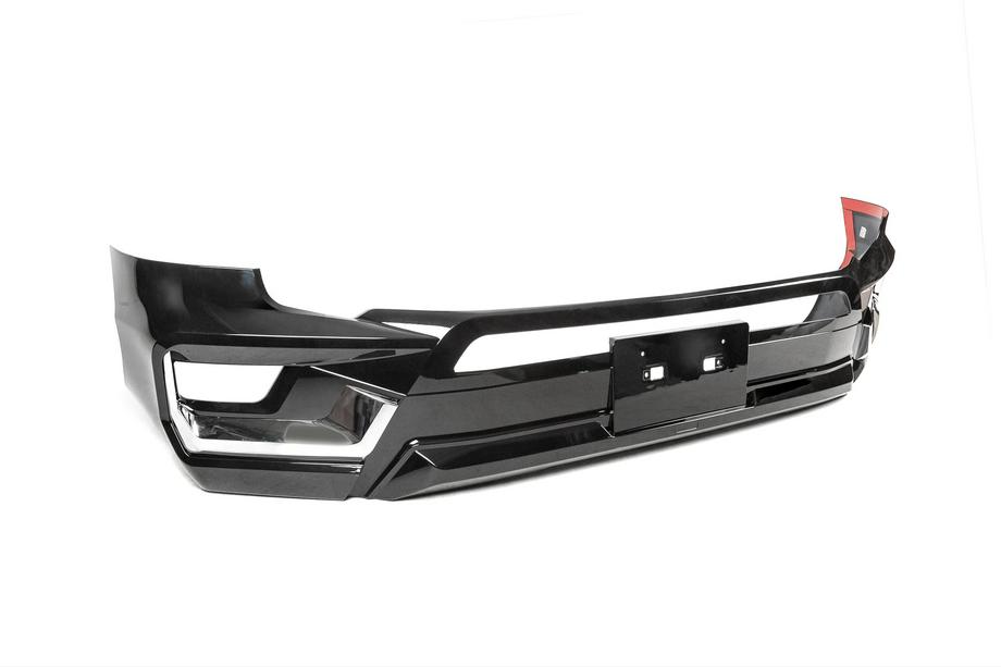 Toyota Land Cruiser 300 2021– Lip spojler predného nárazníka VXR Biela farba Fotografia 6