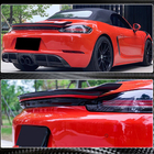 Porsche Boxster/Cayman 982 (718) 2016– Spojler V2 (pre Boxster, karbón) fotografia 4