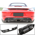 Porsche Boxster/Cayman 982 (718) 2016– Difúzor zadného nárazníka V1 (2016-2019, karbón) fotografia 1