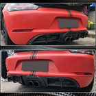 Porsche Boxster/Cayman 982 (718) 2016– Difúzor zadného nárazníka V1 (2016-2019, karbón) fotografia 5