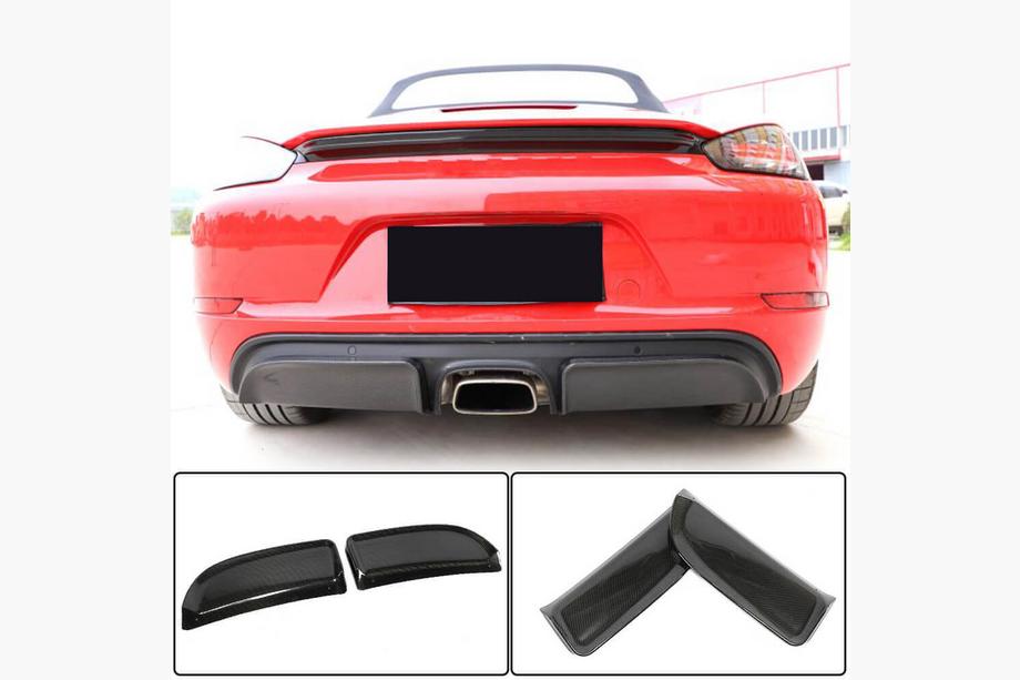 Porsche Boxster/Cayman 982 (718) 2016– Difúzor zadného nárazníka V2 (2016-2019, karbón) Image