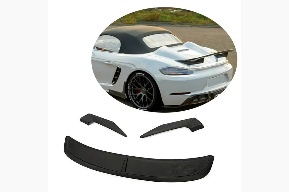 Porsche Boxster/Cayman 982 (718) 2016– Spoiler V3 (pre Boxster, karbón) Image