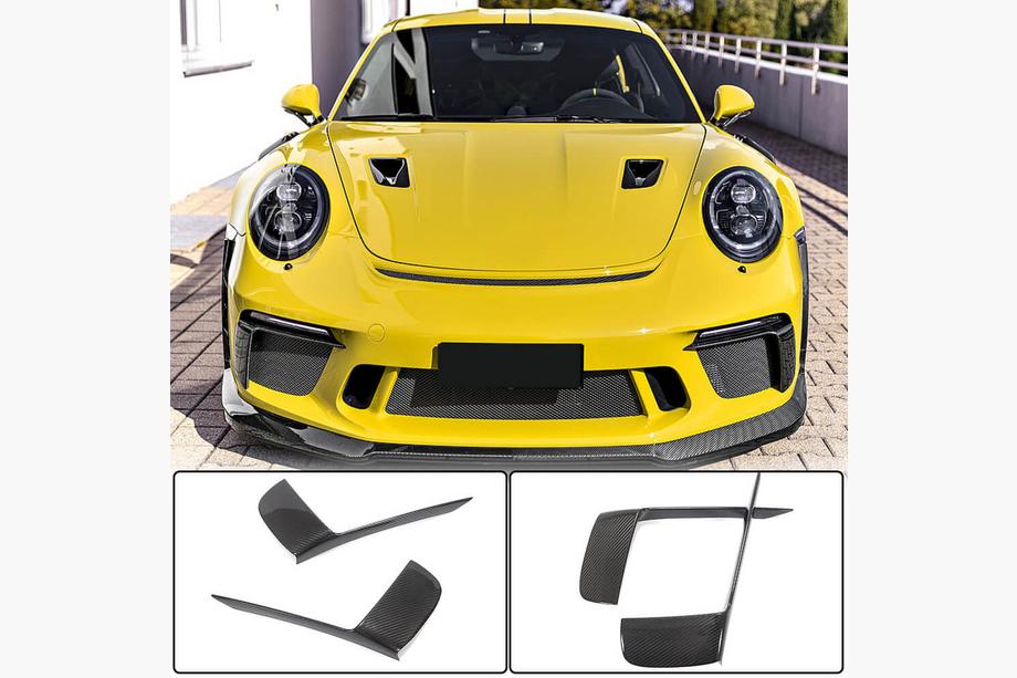 Porsche 911 (991) 2011–2019 Kryty predného nárazníka V2 (pre GT3 (RS) 2017-2019, karbón) Image