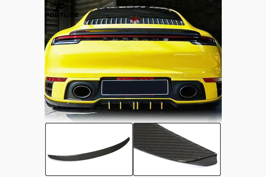 Porsche 911 (992) 2018– Spojler (pre Carrera/Targa, karbón) Fotografia 1
