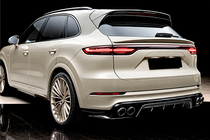Porsche Cayenne 2018– Difúzor zadného nárazníka (2018-2023, Karbón) fotografia 1