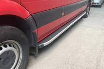 Mercedes Sprinter W906 2006–2018 Bočné prahy Fullmond (2 ks, hliník) fotografia 1