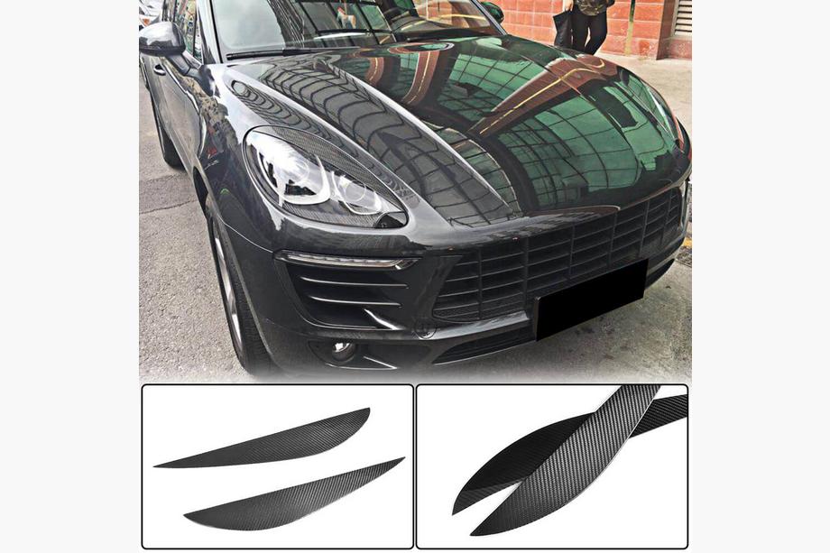 Porsche Macan 2014–2024 Mračítka na svetlá (2014-2018, karbón) Image