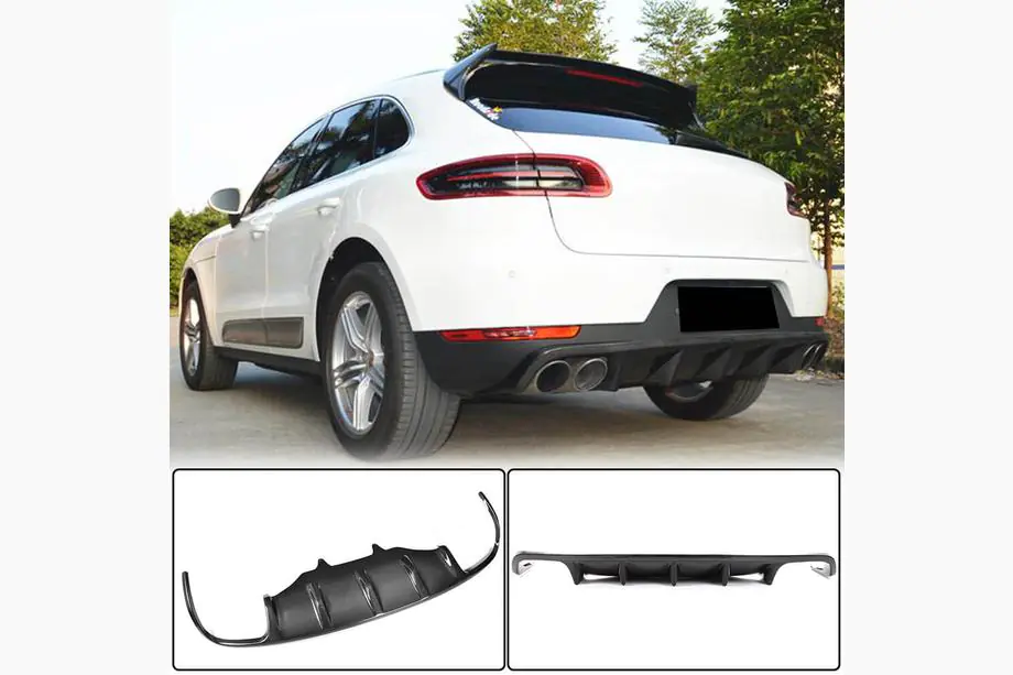 Porsche Macan 2014–2024 Difúzor zadného nárazníka V1 (2014-2021, Karbón) Fotografia 1