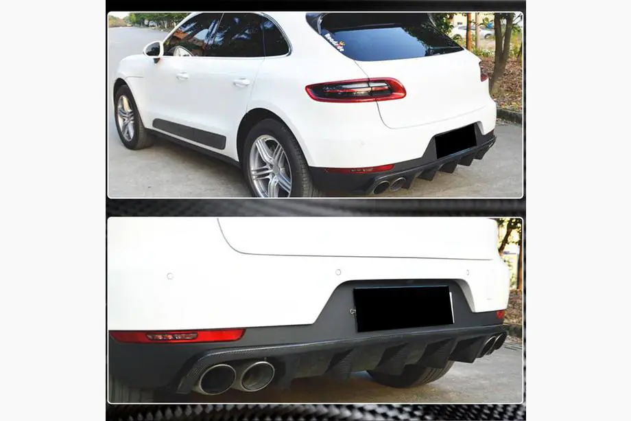 Porsche Macan 2014–2024 Difúzor zadného nárazníka V1 (2014-2021, Karbón) Fotografia 3