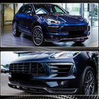 Porsche Macan 2014–2024 Predný nárazníkový lip spojler Lip V2 (2014-2018, Karbón) fotografia 4
