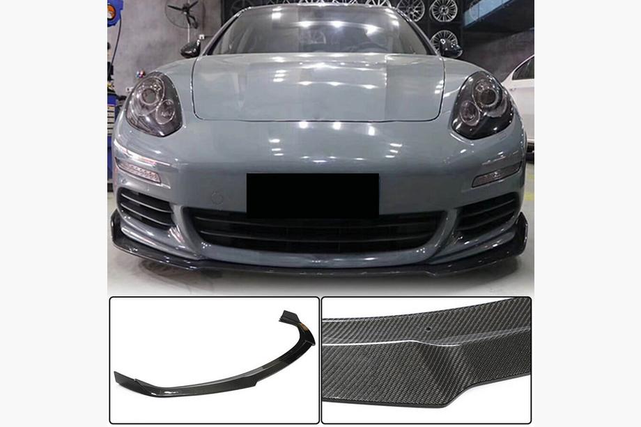 Porsche Panamera 2009–2016 Lip spojler predného nárazníka (pre Base 2013-2016, karbón) Image