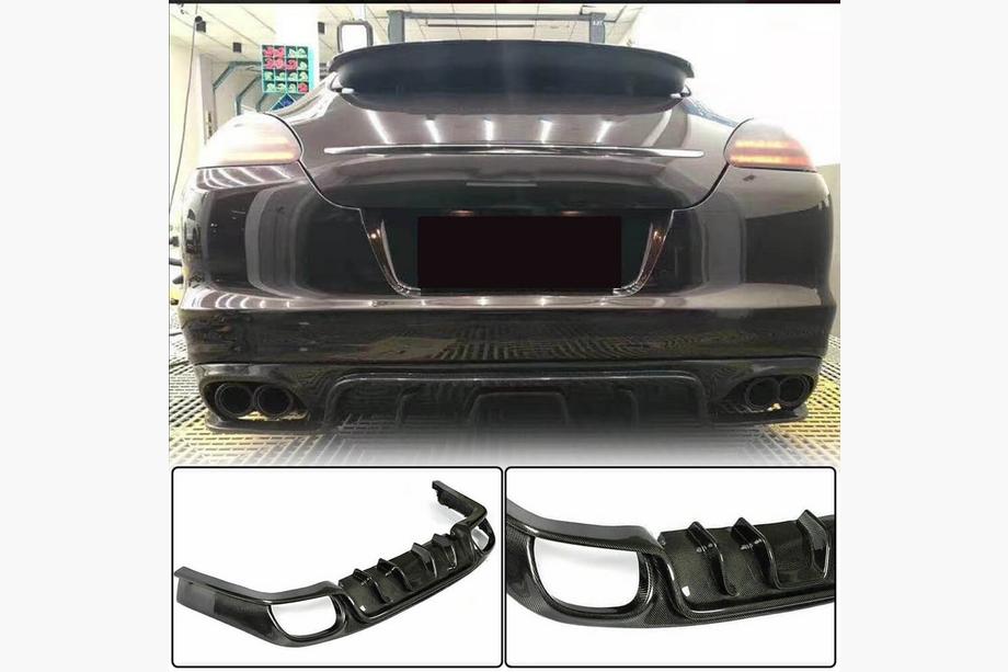 Porsche Panamera 2009–2016 Difúzor zadného nárazníka (2009-2013, karbón) Image