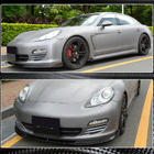 Porsche Panamera 2009–2016 Lem na predný nárazník Lip (pre Base 2009-2013, karbón) fotografia 3