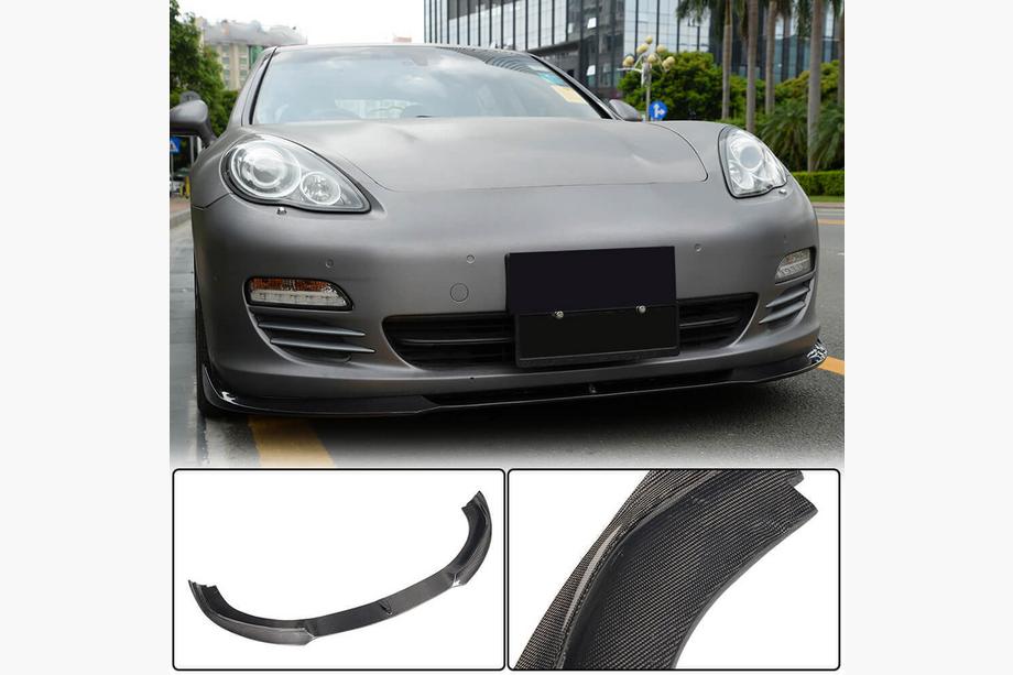 Porsche Panamera 2009–2016 Lem na predný nárazník Lip (pre Base 2009-2013, karbón) Image