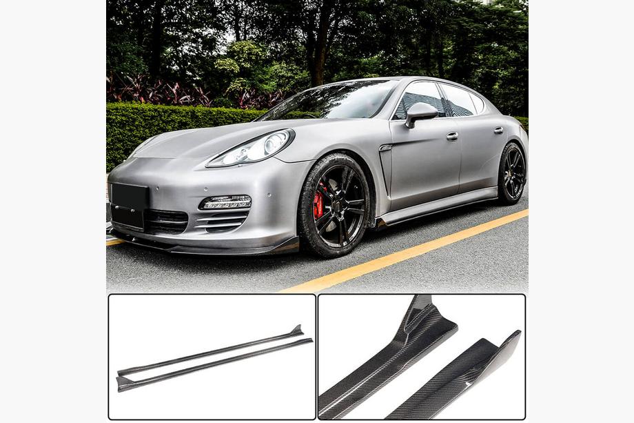 Porsche Panamera 2009–2016 Bočné prahy V2 (2009-2013, Karbón) Image