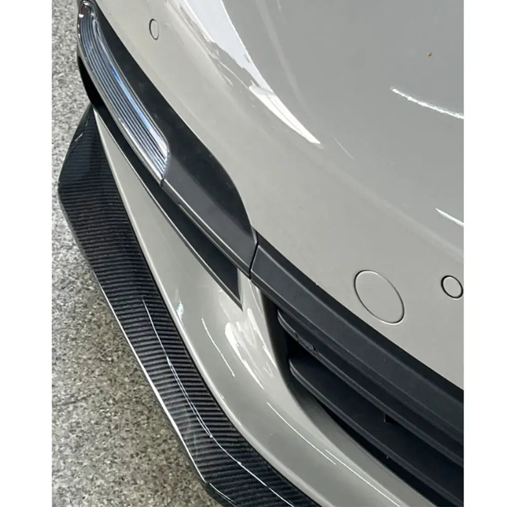 Porsche Panamera 2016–2023 Predný nárazníkový lip Lip (2016-2020, karbón) fotografia 7