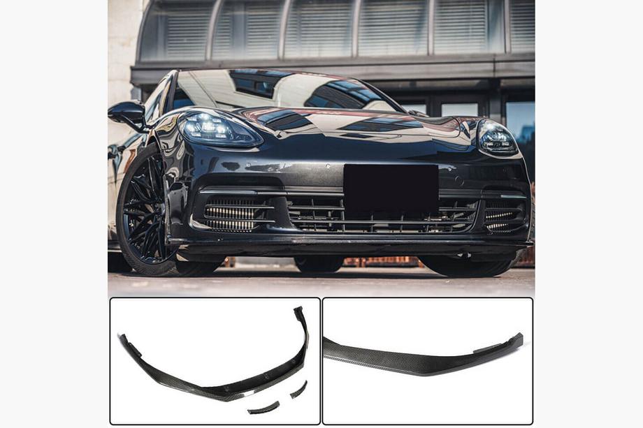 Porsche Panamera 2016–2023 Predný nárazníkový lip Lip (2016-2020, karbón) Image