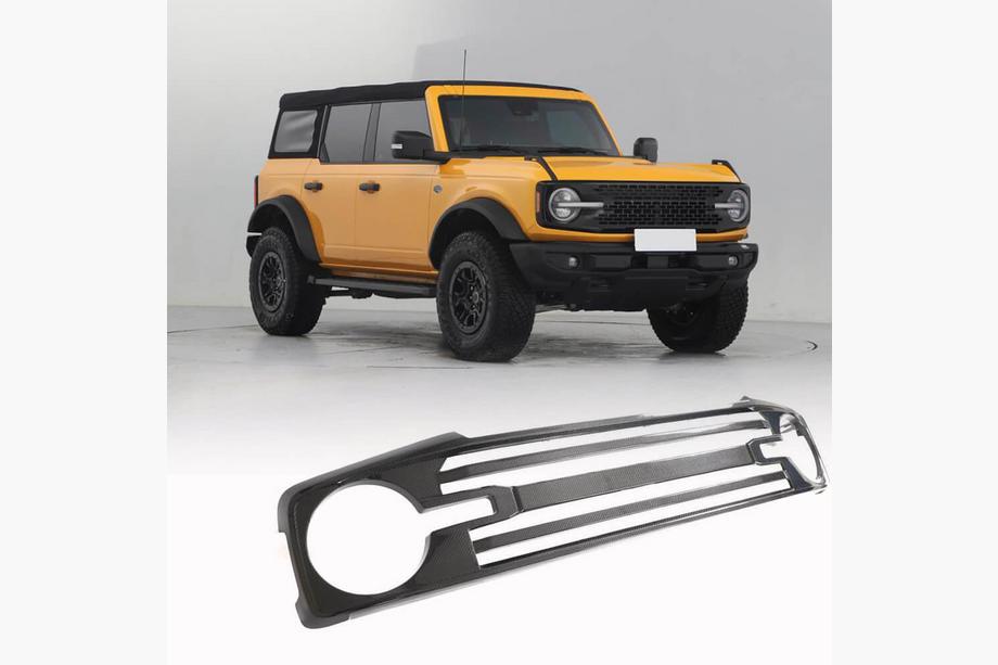 Ford Bronco 2021– Maska chladiča V2 (Karbon) Image