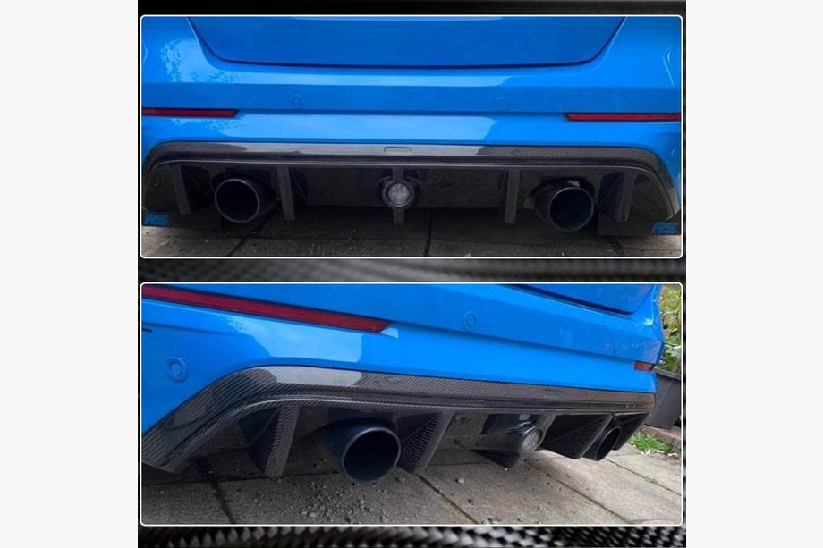 Ford Focus III 2011–2017 Difúzor zadného nárazníka (pre RS 2015-2017, Karbón) Fotografia 3