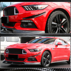 Ford Mustang 2015–2023 Nadstavce predného nárazníka (2015-2017, karbón) fotografia 3