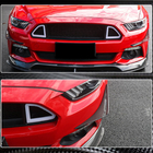Ford Mustang 2015–2023 Nadstavce predného nárazníka (2015-2017, karbón) fotografia 4