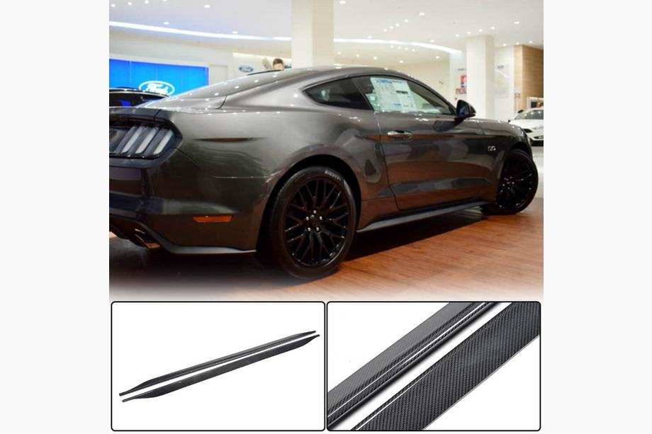Ford Mustang 2015–2023 Bočné prahy V1 (karbón) Image