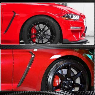 Nálepky na predné blatníky (2018-2023, karbón) Ford Mustang 2015–2023 fotografia 2