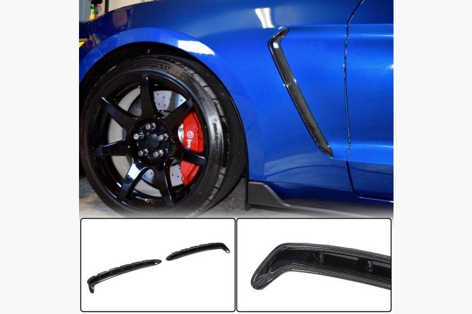 Ford Mustang 2015–2023 Nálepky na predné blatníky (2018-2023, karbón) Image
