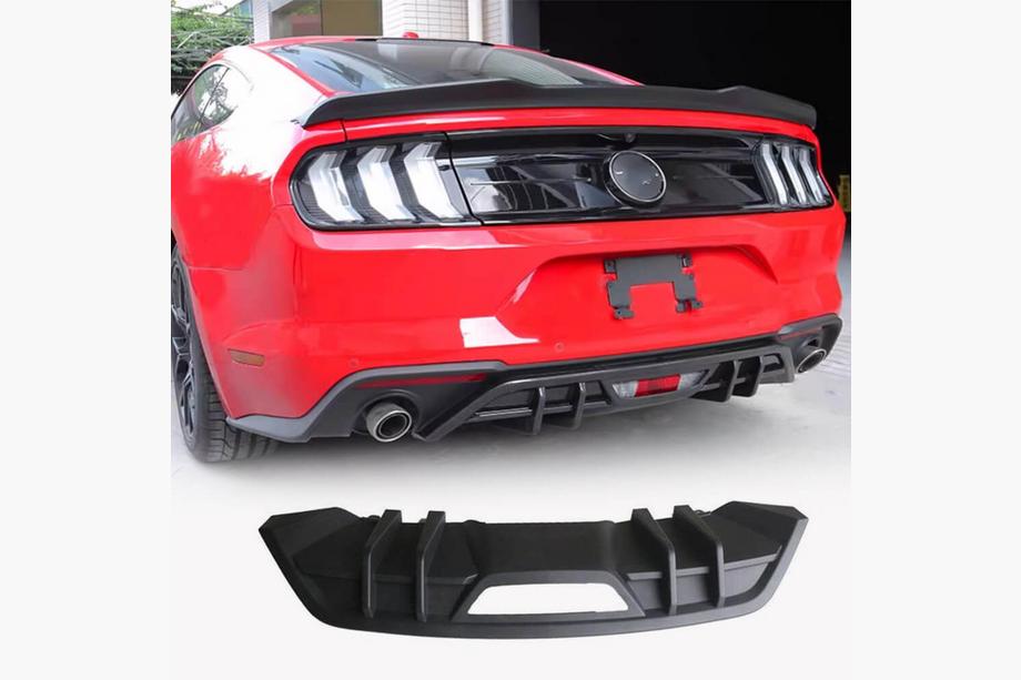 Ford Mustang 2015–2023 Difúzor zadného nárazníka (2018-2023, plast) Fotografia 1