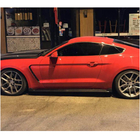 Ford Mustang 2015–2023 Bočné prahy V2 (Karbon) fotografia 3