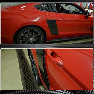 Kryty zadných blatníkov (2015-2017, Karbon) Ford Mustang 2015–2023 fotografia 4