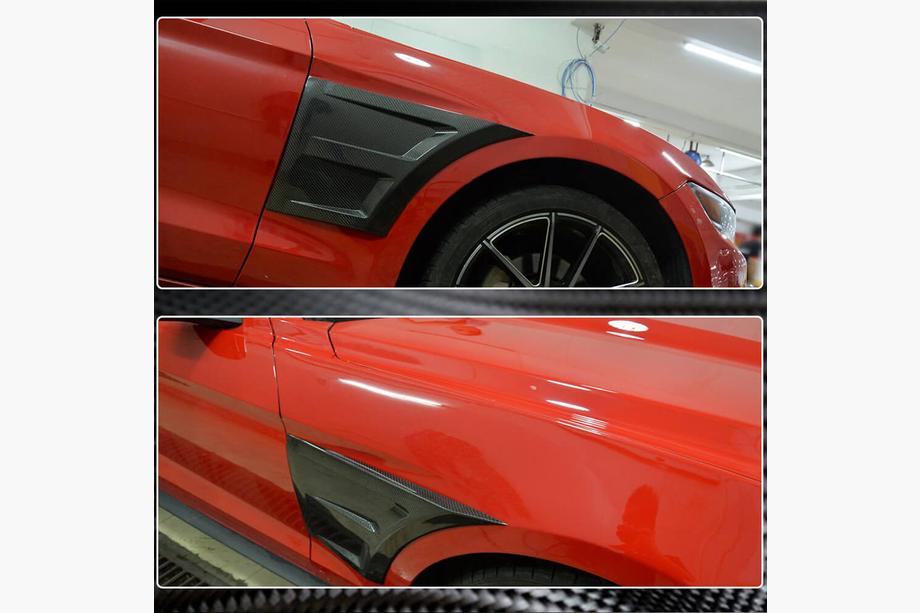 Ford Mustang 2015–2023 Karbonové kryty predných blatníkov Fotografia 4