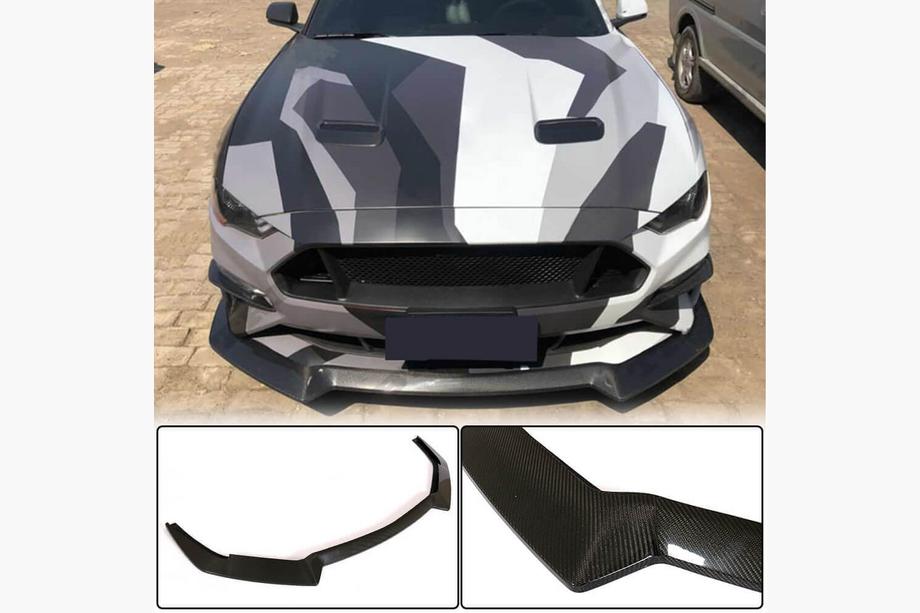 Ford Mustang 2015–2023 Lip spoiler predného nárazníka (2017-2020, karbón) Image