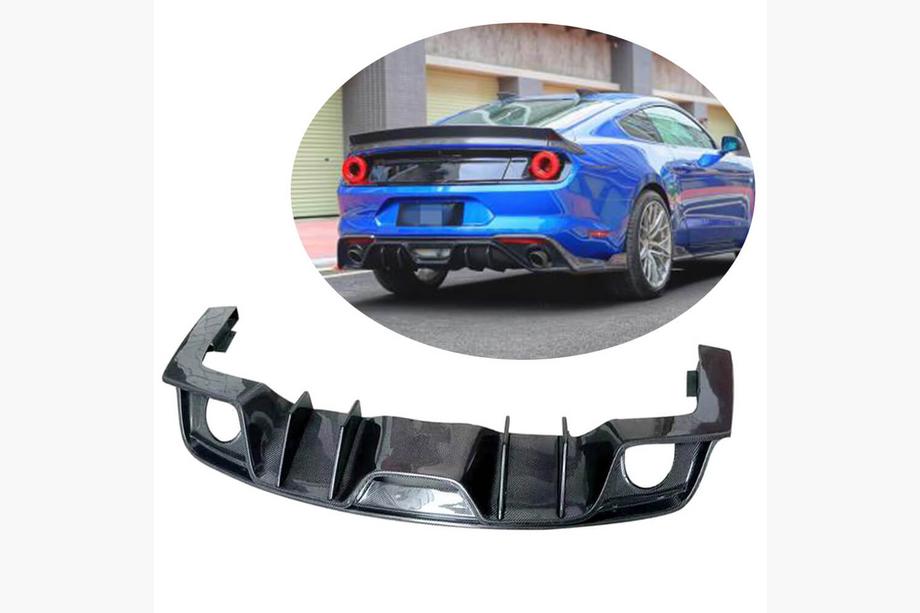 Ford Mustang 2015–2023 Difúzor zadného nárazníka V1 (2018-2021, Karbón) Image