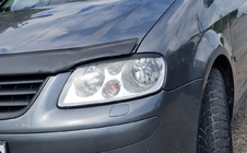 Volkswagen Caddy 2004–2010 Mračidlá na svetlá (čierne) fotografia 12