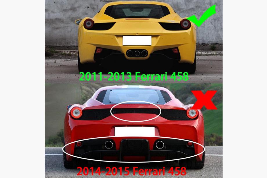 Ferrari 458 Italia 2009–2015 Spojler V1 (2011-2013, Karbón) Fotografia 7