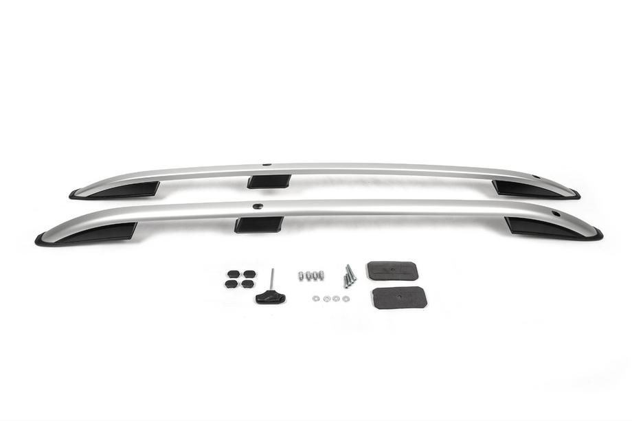 Subaru XV 2011–2017 Strešné lyžiny CROWN (matná sivá) Fotografia 4