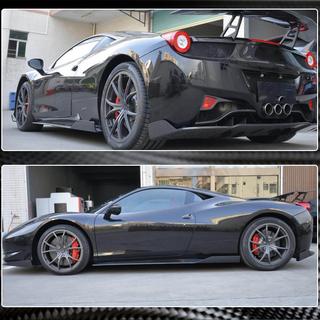 Bočné prahy (2011-2013, karbón) Ferrari 458 Italia 2009–2015 fotografia 4