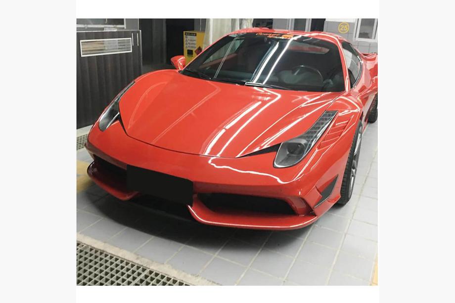 Ferrari 458 Italia 2009–2015 Karbónové kryty predného nárazníka (2014-2015) Fotografia 3