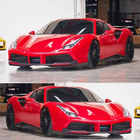 Ferrari 488 GTB 2015–2019 Flap lišty na predný nárazník (2015-2019, karbón) fotografia 2