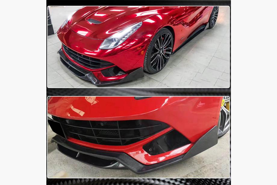 Ferrari F12 Berlinetta 2012–2017 Lip na predný nárazník (2012-2014, Karbón) Fotografia 4