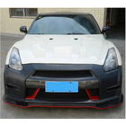 Nissan GT-R 2008–2025 Predný nárazníkový lip Lip (2009-2015, Karbón) fotografia 3