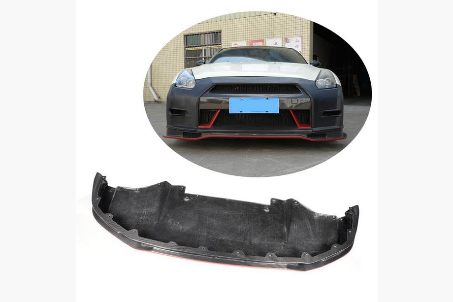 Nissan GT-R 2008–2025 Predný nárazníkový lip Lip (2009-2015, Karbón) Image