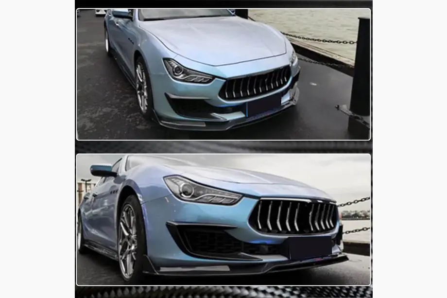 Maserati Ghibli 2013–2023 Nástavce na predný nárazník (pre Base 2018-2020, karbón) Fotografia 4