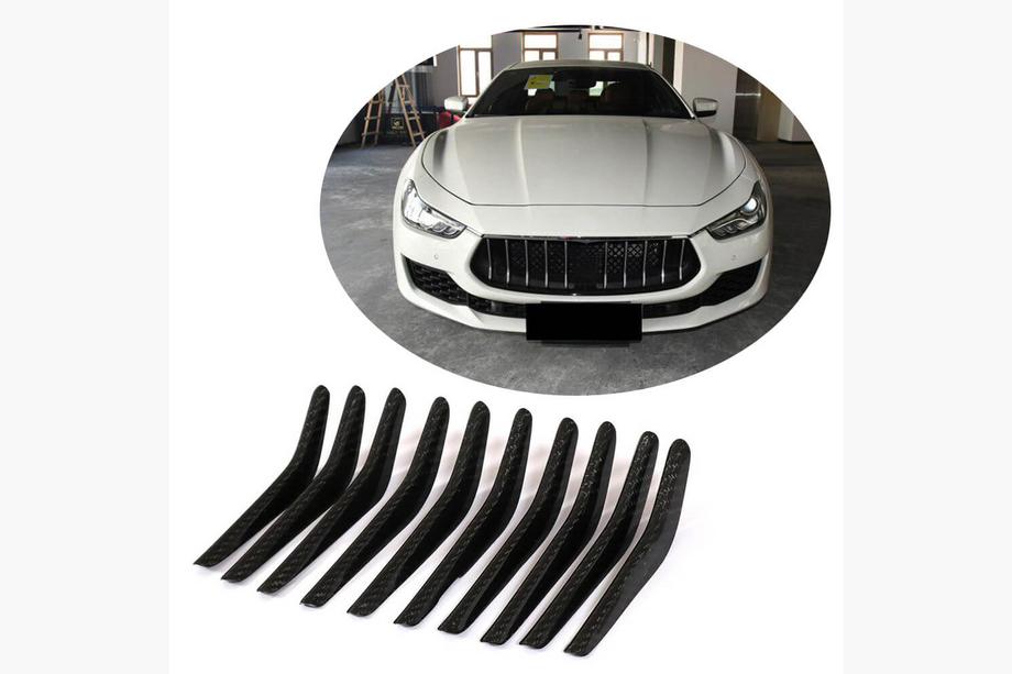 Maserati Ghibli 2013–2023 Karbonové lišty na mriežku chladiča (pre Base/S/S Q4 2018-2020) Image