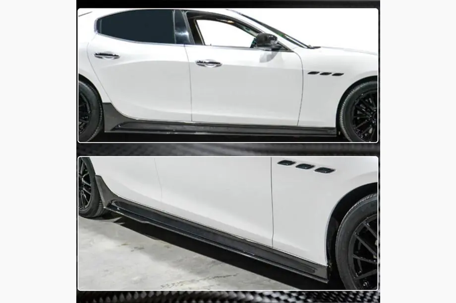 Maserati Ghibli 2013–2023 Bočné prahy V3 (pre Base/S/S Q4/Diesel/250 Diesel, karbón) Fotografia 3