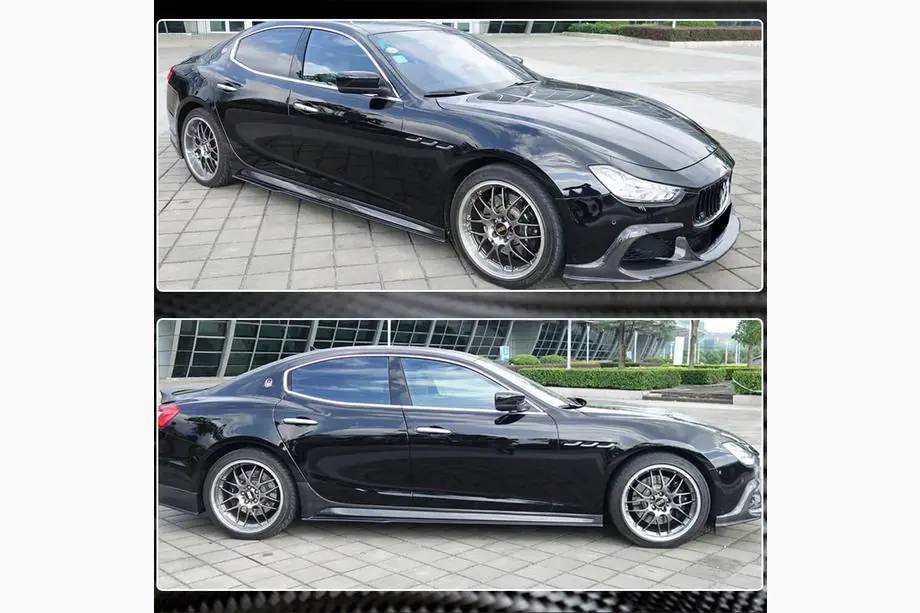 Maserati Ghibli 2013–2023 Bočné prahy V3 (pre Base/S/S Q4/Diesel/250 Diesel, karbón) Fotografia 4